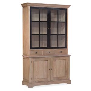 Vitrina siena 3 cajones 4 puertas