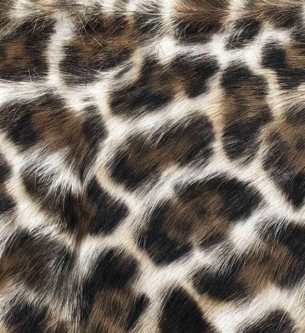 Taburete plegable leopardo