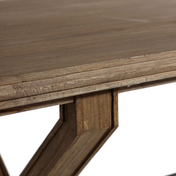 Mesa comedor natural madera mindi