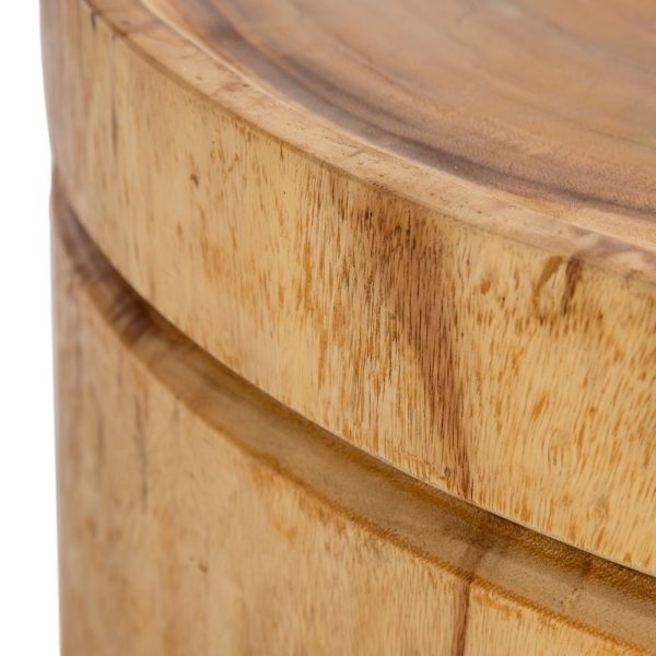 Mesa centro natural madera de suar