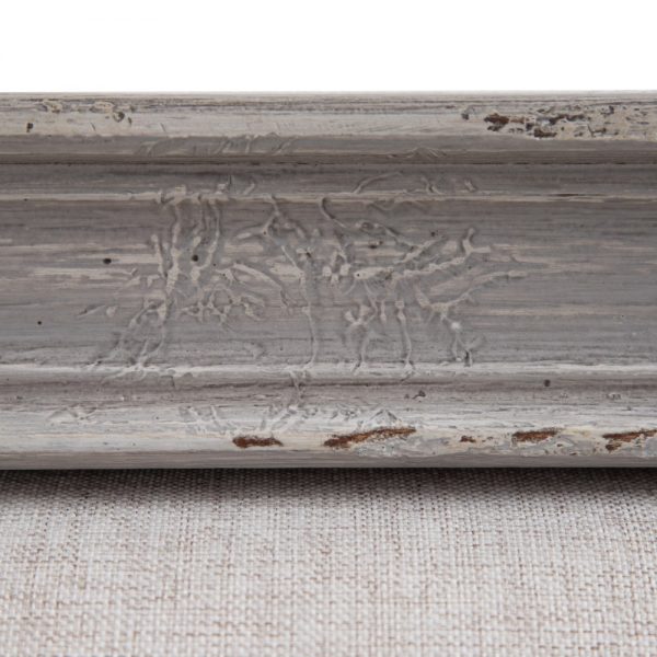 Cabecero gris madera / tejido