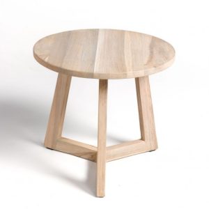 Mesa auxiliar teca color stone