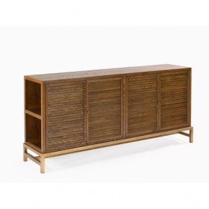 Aparador roble y metal Aparador roble y metal