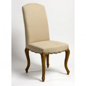 Silla comedor lino y madera