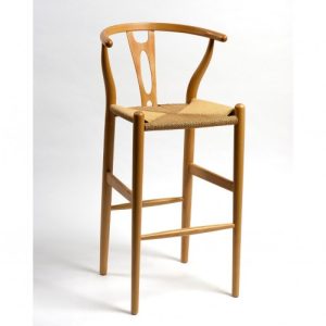 Taburete de madera natural Taburete de madera natural