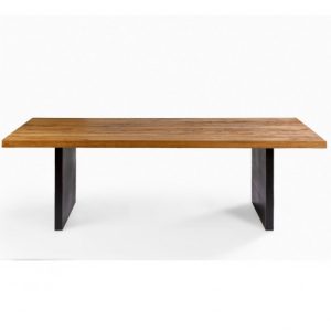 Mesa madera de roble y metal Mesa madera de roble y metal