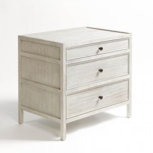 Cómoda acabado roble blanco grisáceo patinado Cómoda acabado roble blanco grisáceo patinado