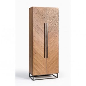 Armario roble y metal