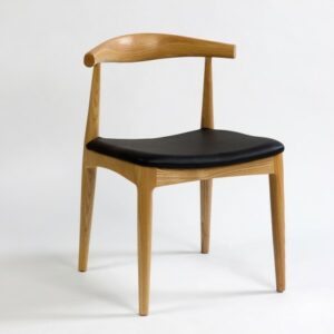 Silla natural asiento negro Silla natural asiento negro