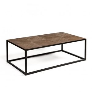 Mesa de madera y metal Mesa de madera y metal