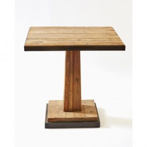 Mesa de madera y metal Mesa de madera y metal