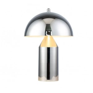 Lámpara metálica cromada