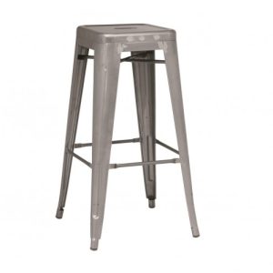 Taburete metal galvanizada