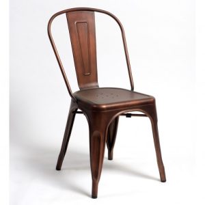 Silla galvanizada bronce Silla galvanizada bronce