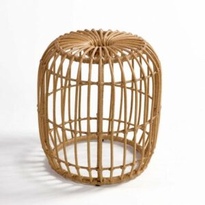 Mesa auxiliar de ratán sintético