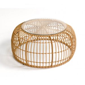 Mesa de centro de ratán para exterior