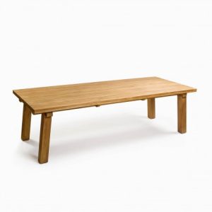 Mesa de comedor de vigas