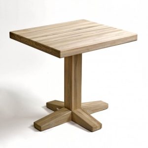 Mesa de madera para exterior cuadrada Mesa de madera para exterior cuadrada