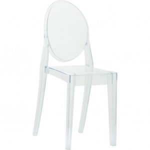 Silla medallón transparente Silla medallón transparente