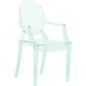 Silla comedor transparente