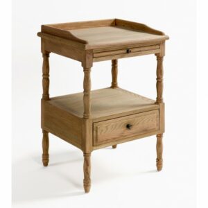 Mesa de noche roble natural Mesa de noche roble natural