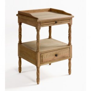 Mesa de noche roble natural Mesa de noche roble natural