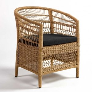 Sillón de ratán sintético