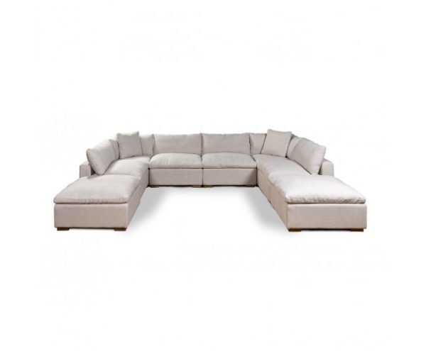 Sofá modular de lino