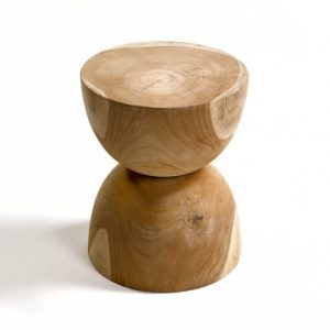 Taburete de madera de teca Taburete de madera de teca