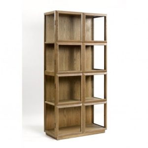 Vitrina de roble y cristal Vitrina de roble y cristal