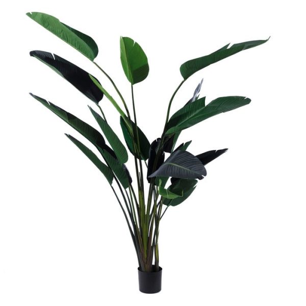 Planta ave del paraíso verde “pvc” 245 cm