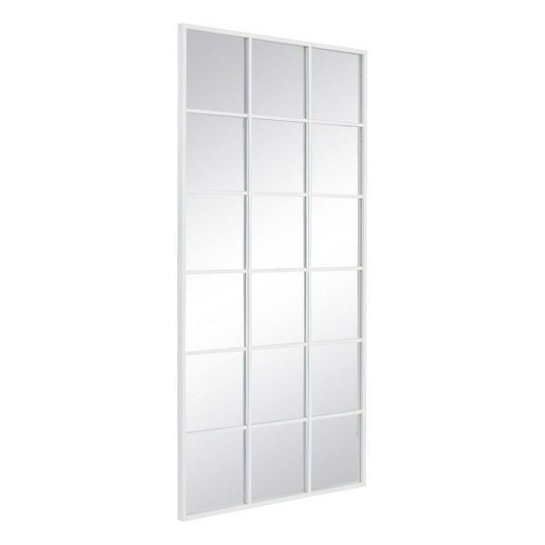 Espejo ventana blanco metal-cristal 90 x 3 x 180 cm