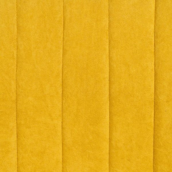 Sillón Terciopelo Amarillo Tejido-Madera 63 X 50 X 83 Cm