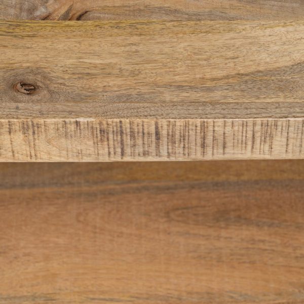 Mueble auxiliar natural-negro 100 x 40 x 60 cm