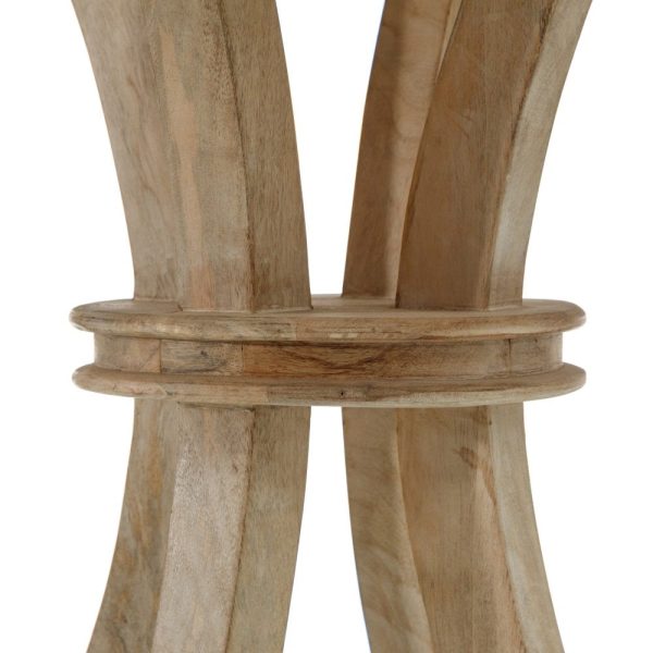 Mesa comedor natural madera de mango 85 x 85 x 76 cm