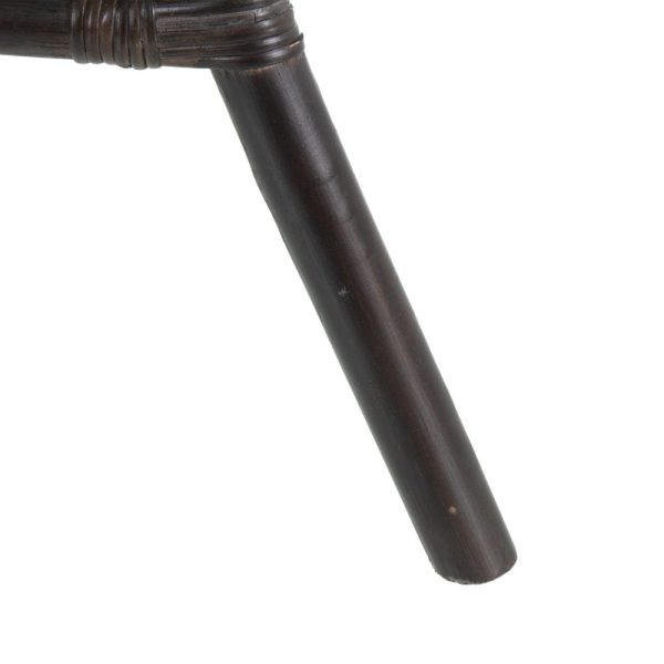 Silla marrón oscuro ratán 47 x 48 x 98,50 cm