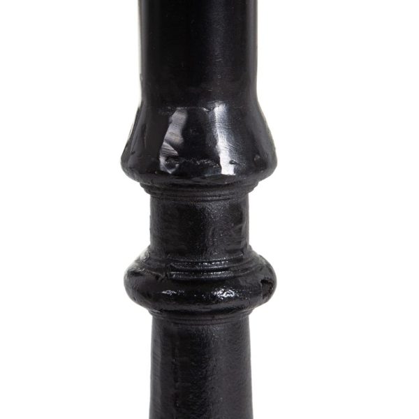 Mesa auxiliar natural-negro 70 x 70 x 107 cm