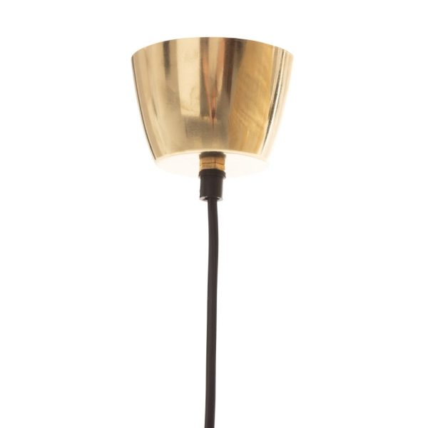Lámpara techo oro hierro 40,60 x 40,60 x 35 cm