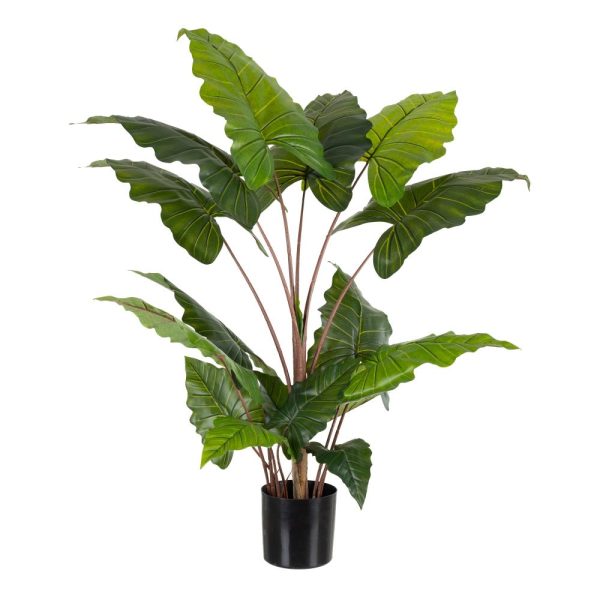 Planta colocasia verde “pvc” decoración 130 cm