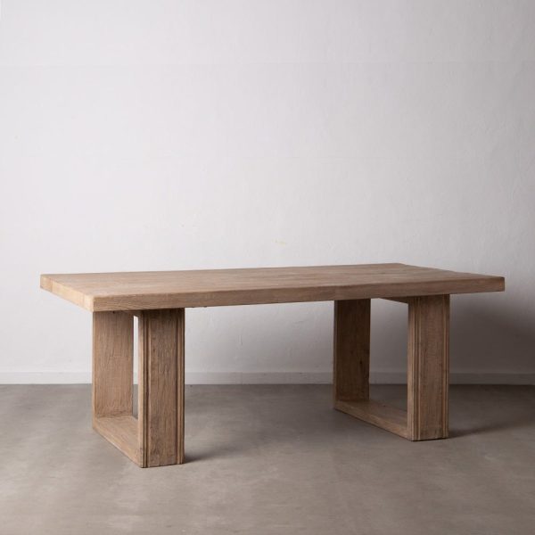 Mesa comedor natural madera de pino 200 x 100 x 76 cm
