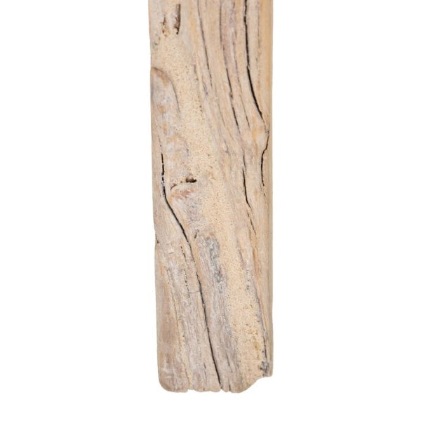 Taburete natural madera de olmo salón 38,50 x 38,50 x 48 cm