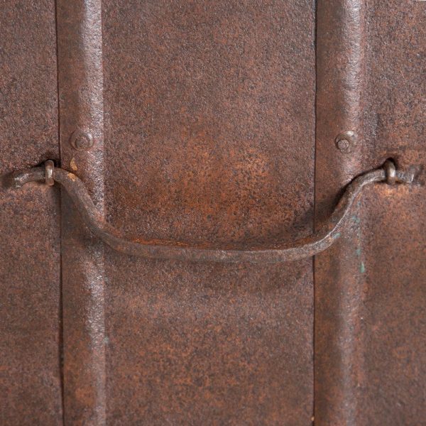 Baúl marrón madera de teca 127 x 64 x 45 cm