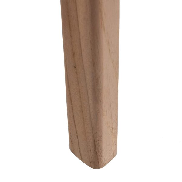 Silla natural madera de teca salón 48 x 49 x 86 cm