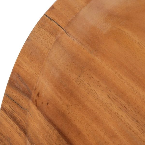 Mesa centro natural madera de suar 60 x 60 x 40 cm