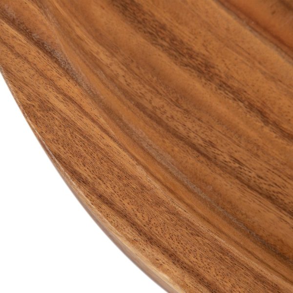 Mesa centro natural madera de suar 60 x 60 x 40 cm