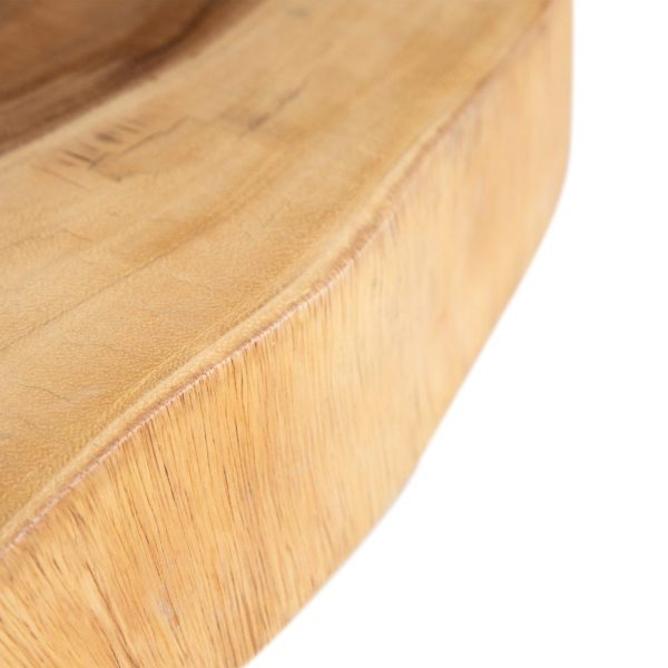 Mesa centro natural madera de suar 100 x 70 x 45 cm