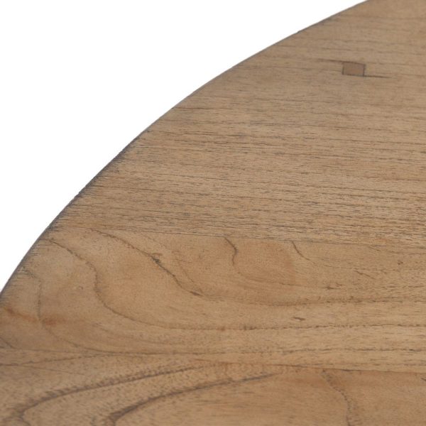 Mesa comedor natural madera salón 150 x 150 x 76 cm
