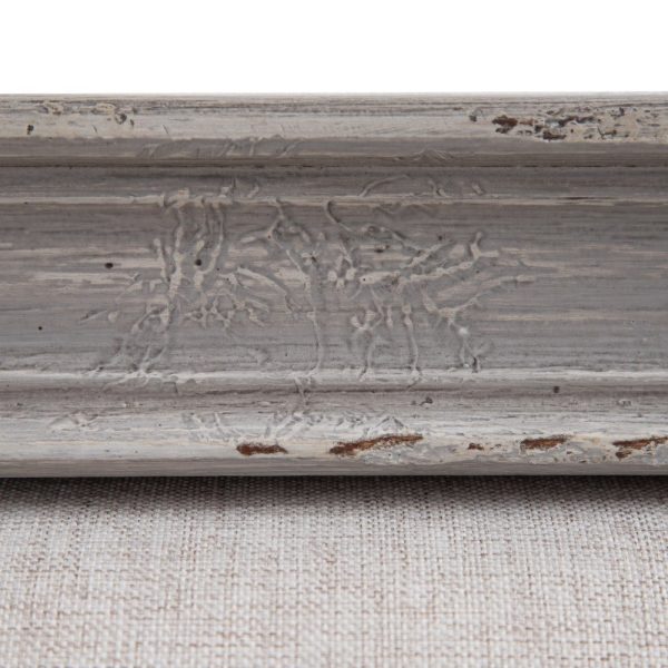 Cabecero gris madera / tejido 103 x 7 x 153 cm