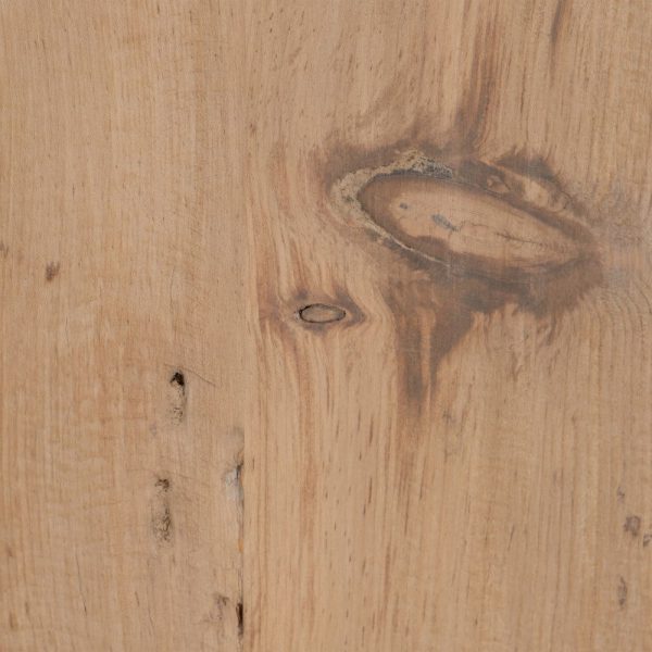Estantería natural madera de olmo salón 122 x 44 x 210 cm