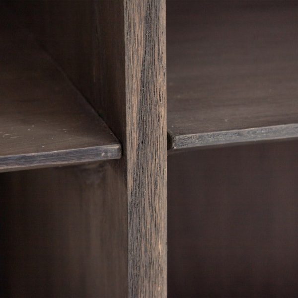 Armario marrón madera mindi salón 110 x 45 x 180 cm